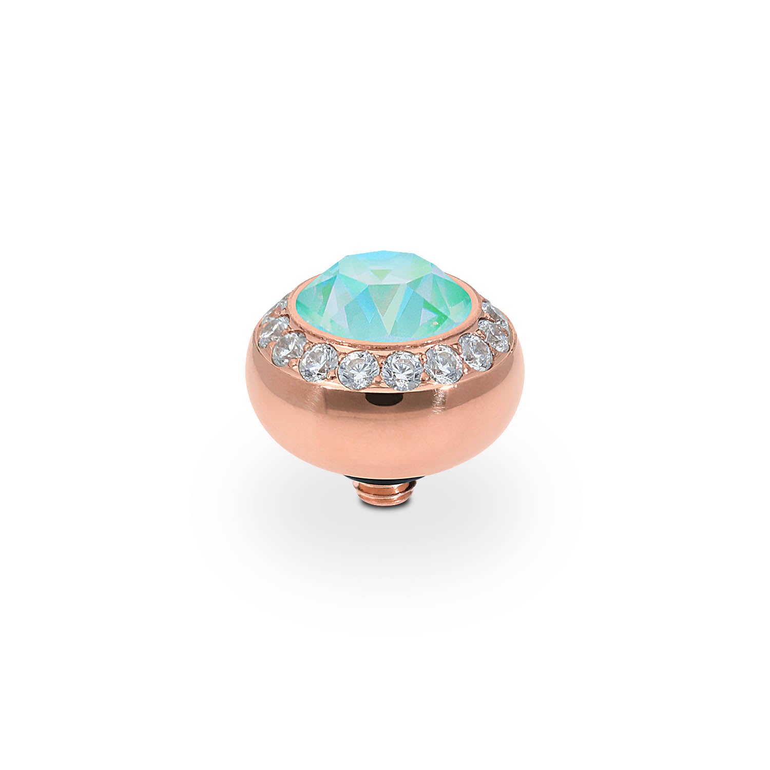 Tondo Deluxe Top 10 mm - Roségold silky sage delite