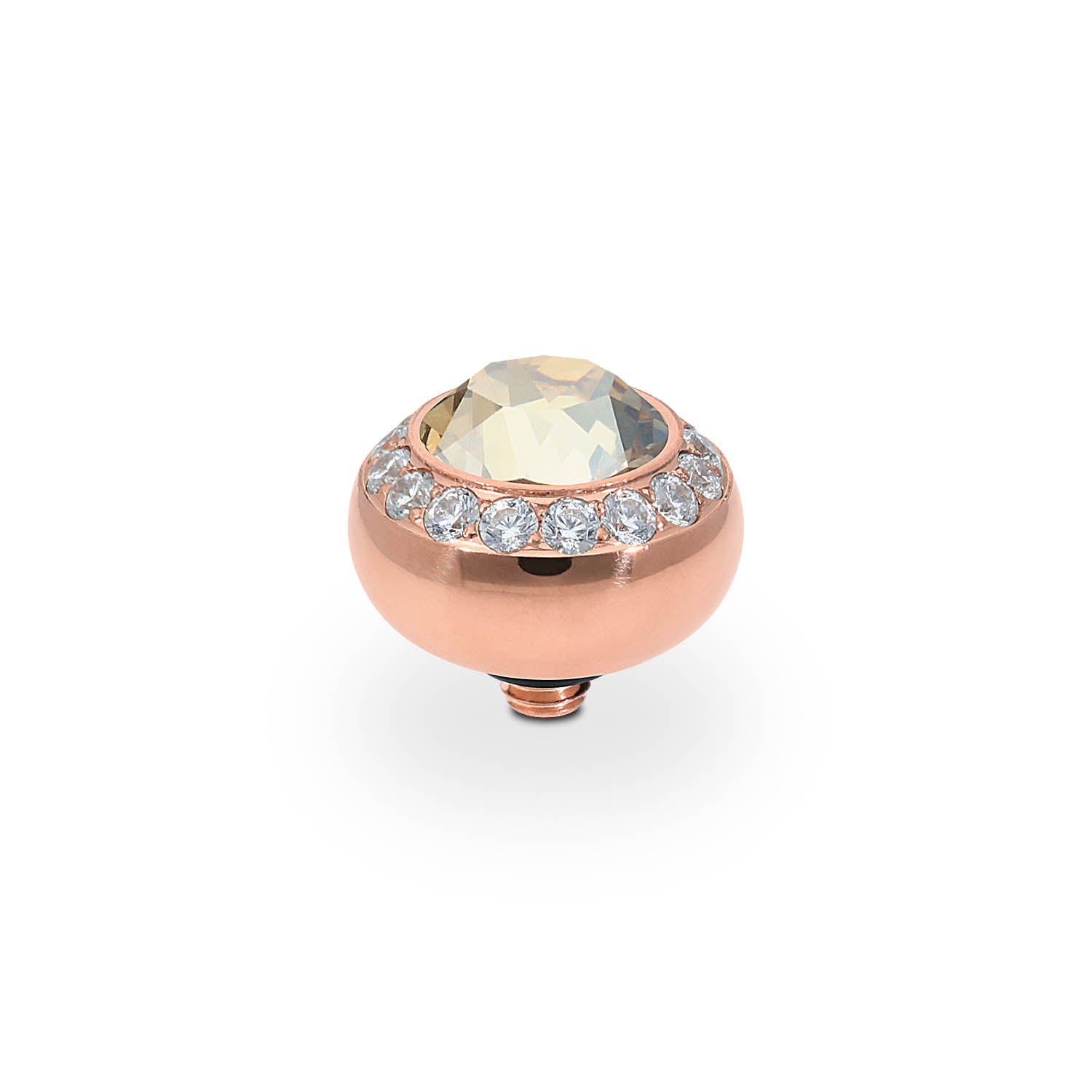 Tondo Deluxe Top 10 mm - Roségold golden shadow