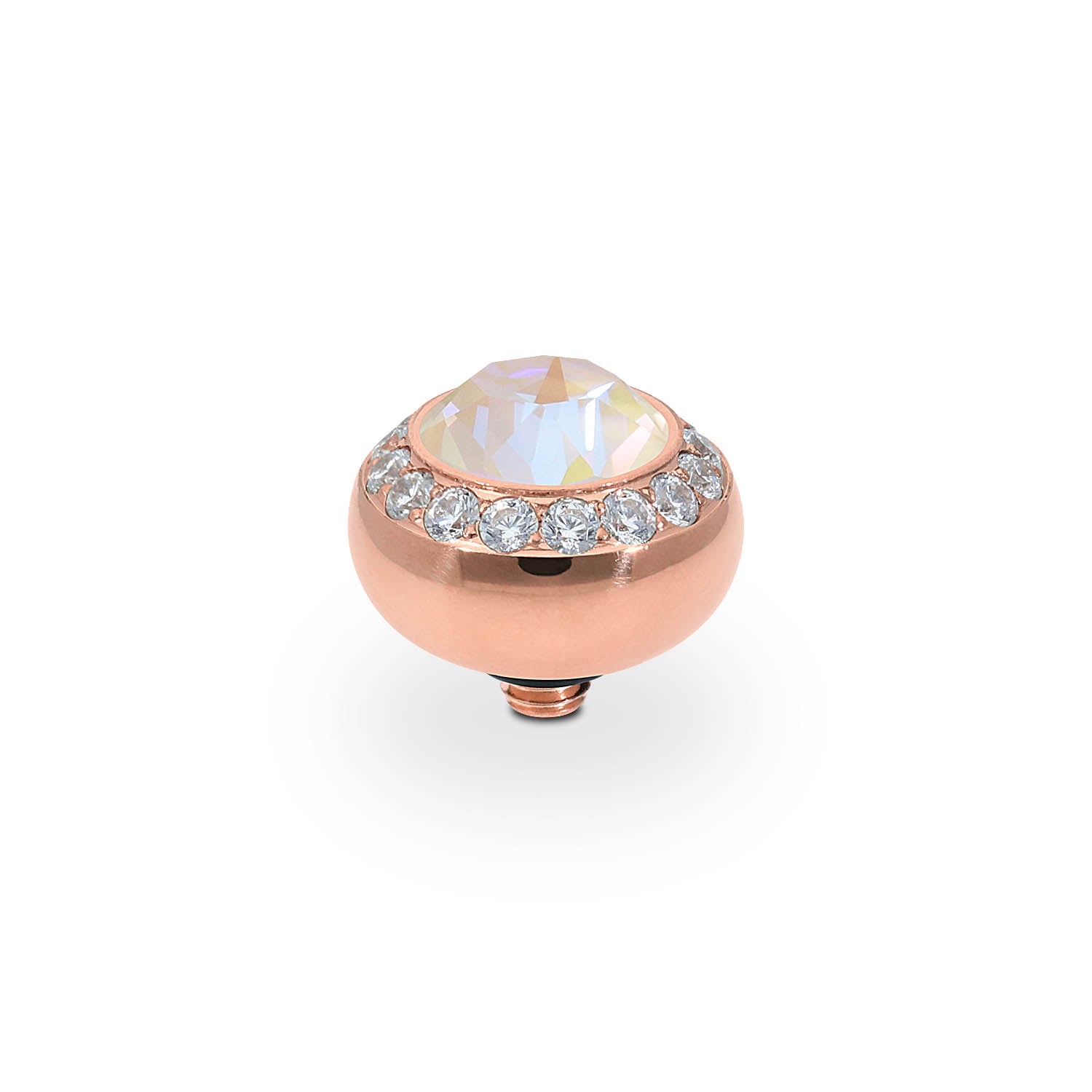 Tondo Deluxe Top 10 mm - Roségold ivory cream delite