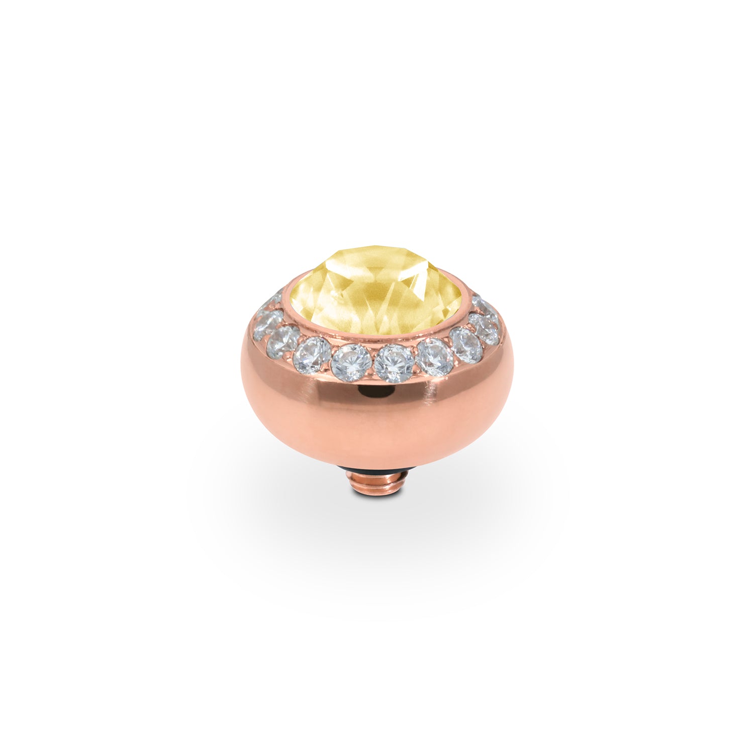 Tondo Deluxe Top 10 mm - Roségold Recreated Dark Jonquil