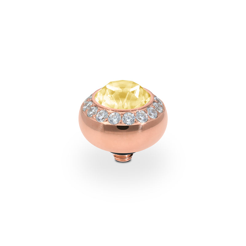Tondo Deluxe Top 10 mm - Roségold Recreated Dark Jonquil