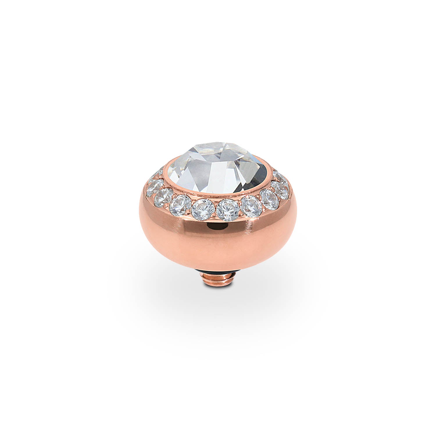 Tondo Deluxe Top 10 mm - Roségold crystal