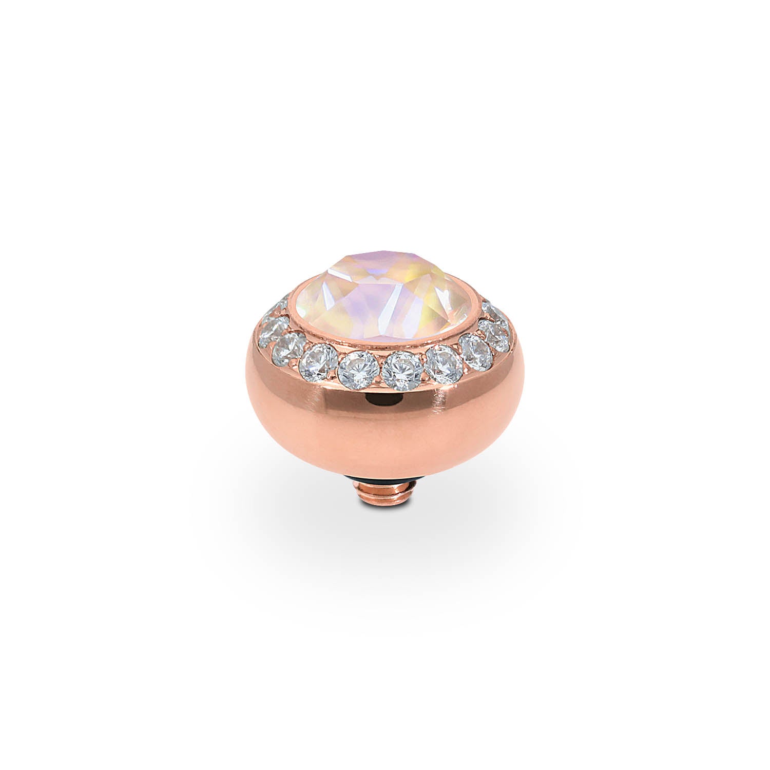 Tondo Deluxe Top 10 mm - Roségold dusty pink delite