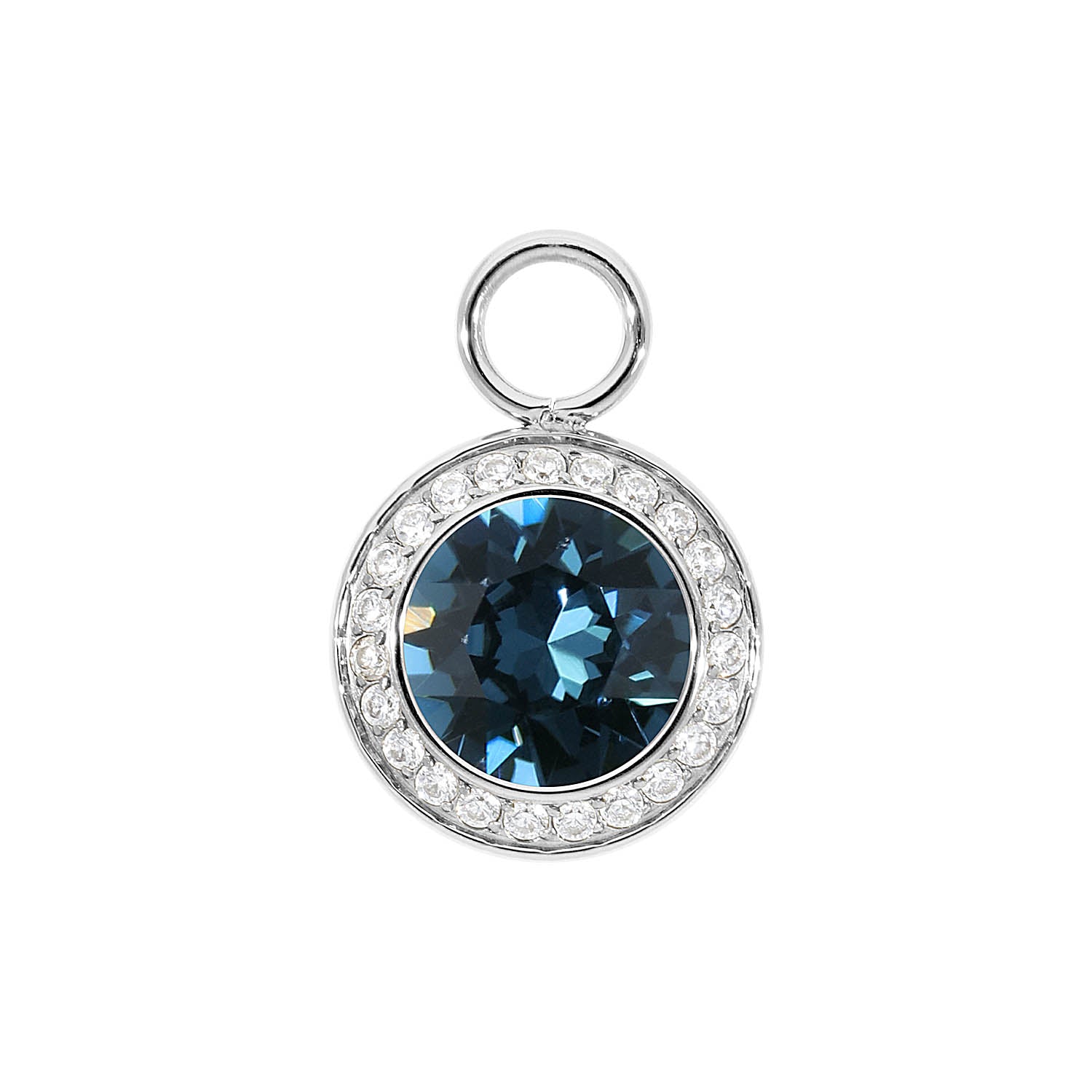 Tondo Deluxe Charm 13 mm - Silber montana