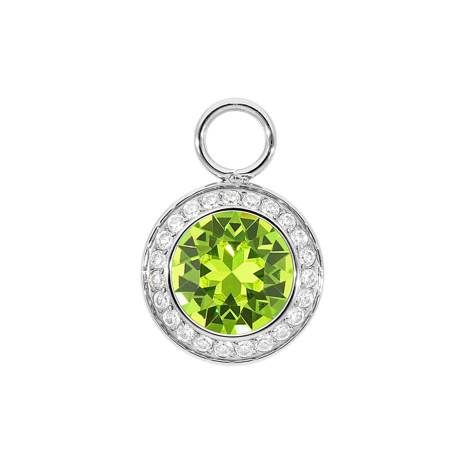 Tondo Deluxe Charm 13 mm - Silber Citrus Green