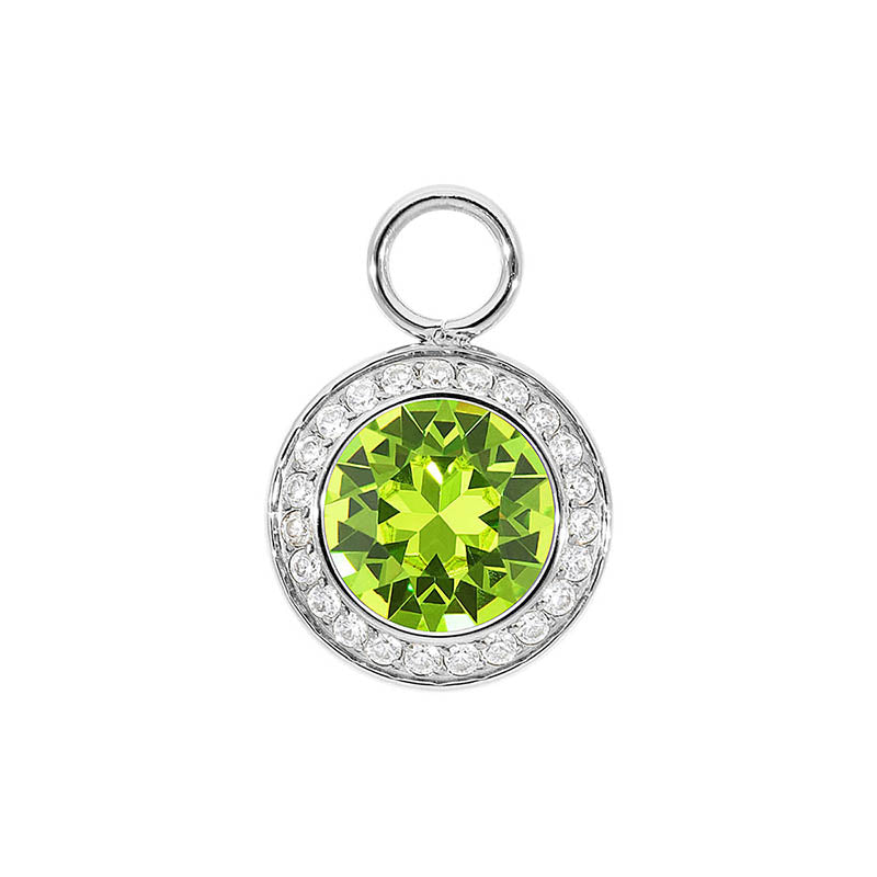 Tondo Deluxe Charm 13 mm - Silber Citrus Green