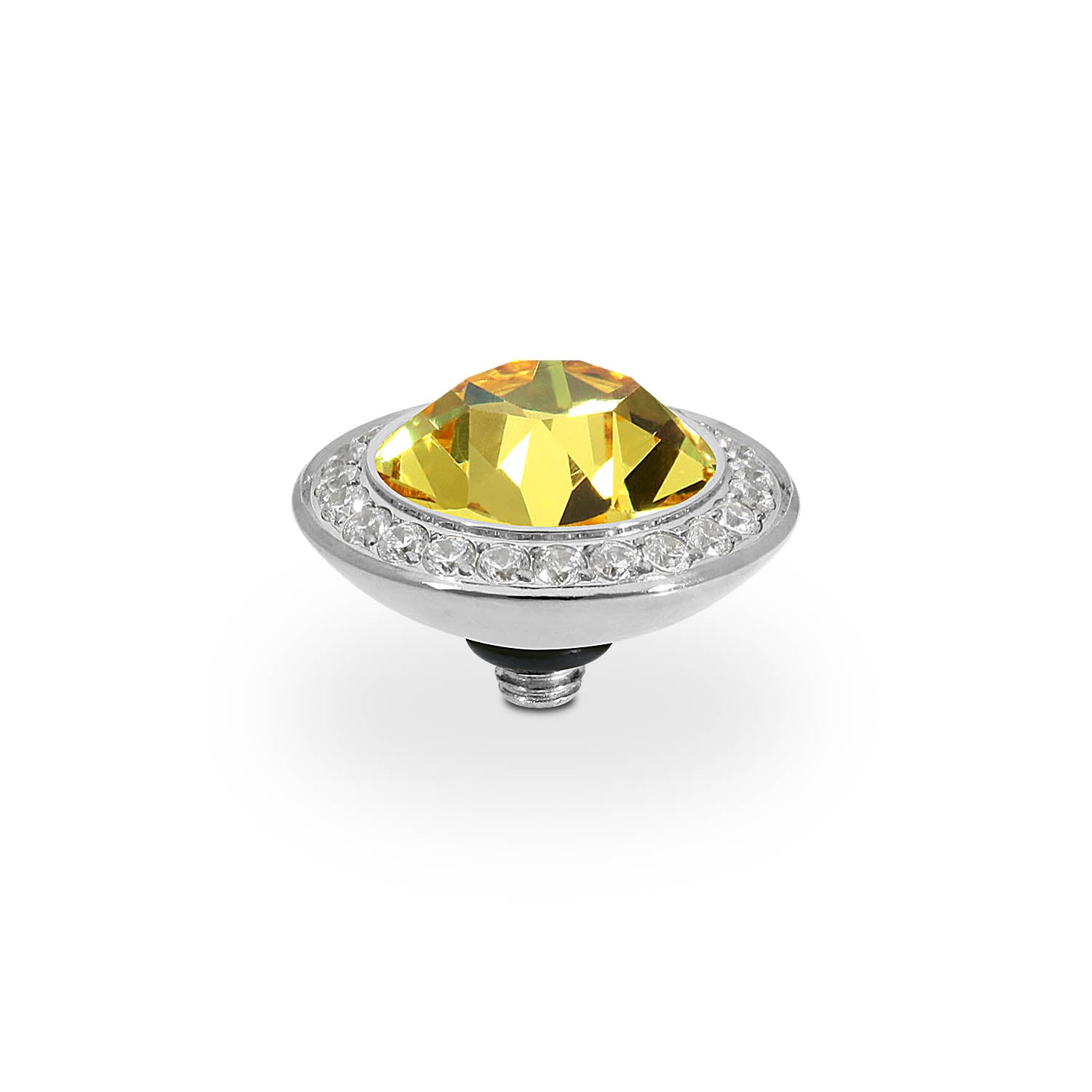 Tondo Deluxe Top 13 mm - Silber light topaz