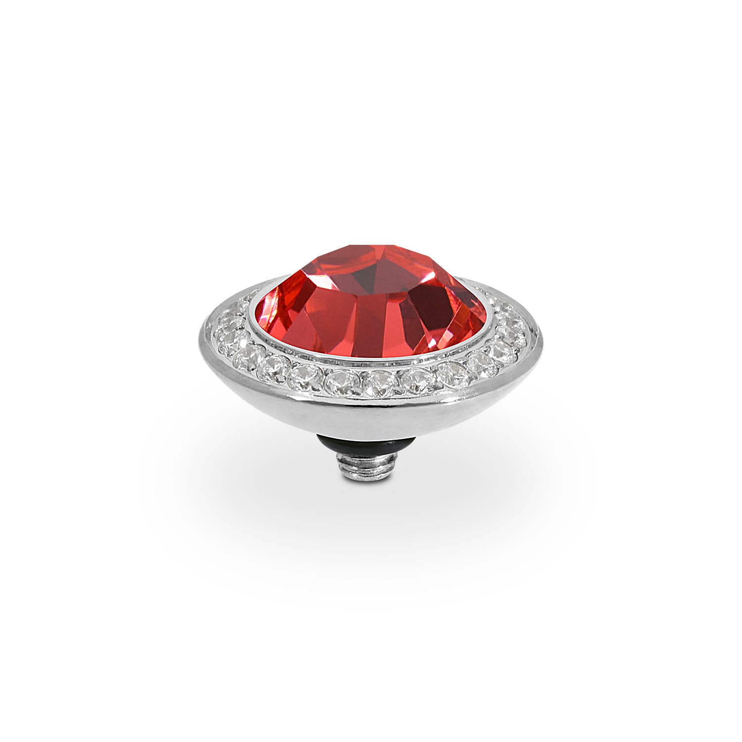 Tondo Deluxe Top 13 mm - Silber padparadscha