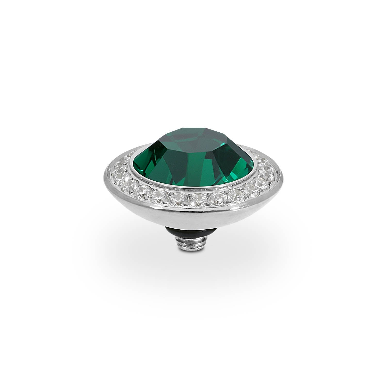 Tondo Deluxe Top 13 mm - Silber emerald