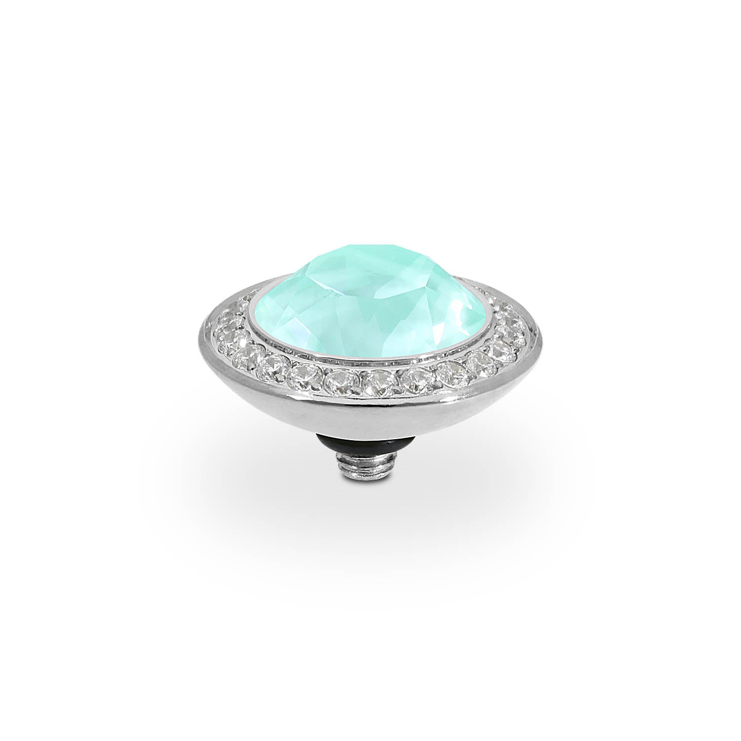 Tondo Deluxe Top 13 mm - Silber crystal soft mint ignite