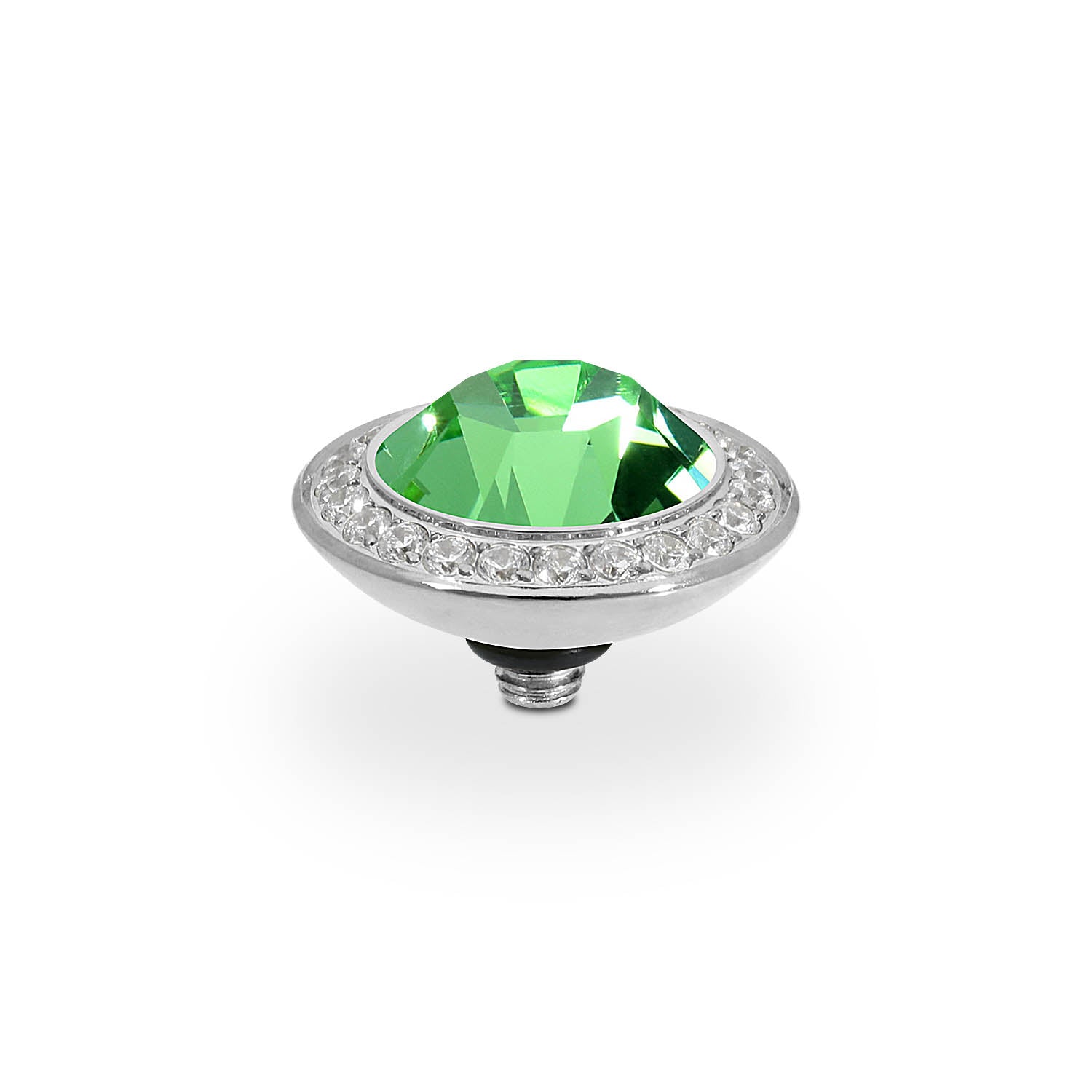 Tondo Deluxe Top 13 mm - Silber peridot