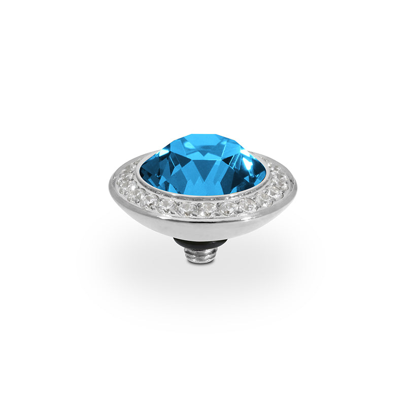Tondo Deluxe Top 13 mm - Silber Denim Blue