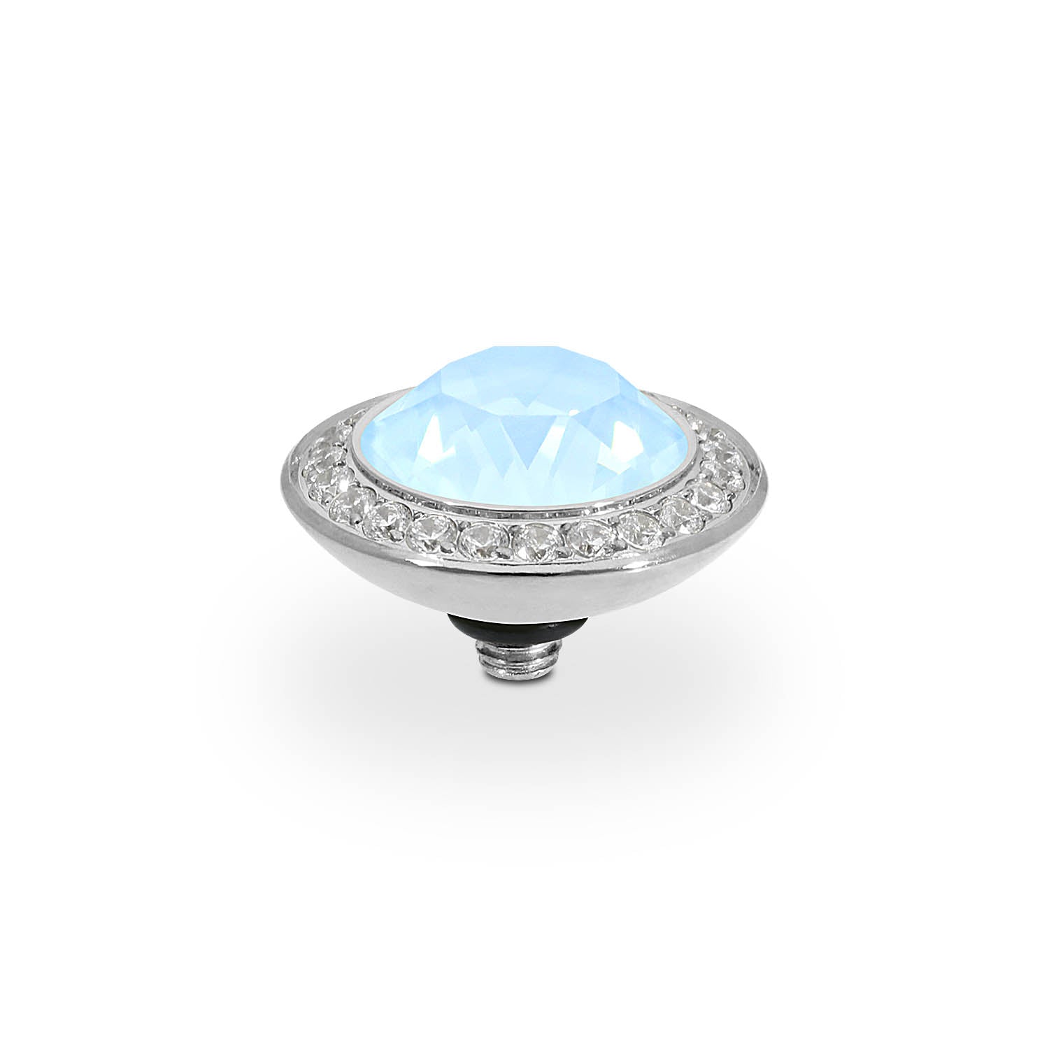 Tondo Deluxe Top 13 mm - Silber crystal sky ignite