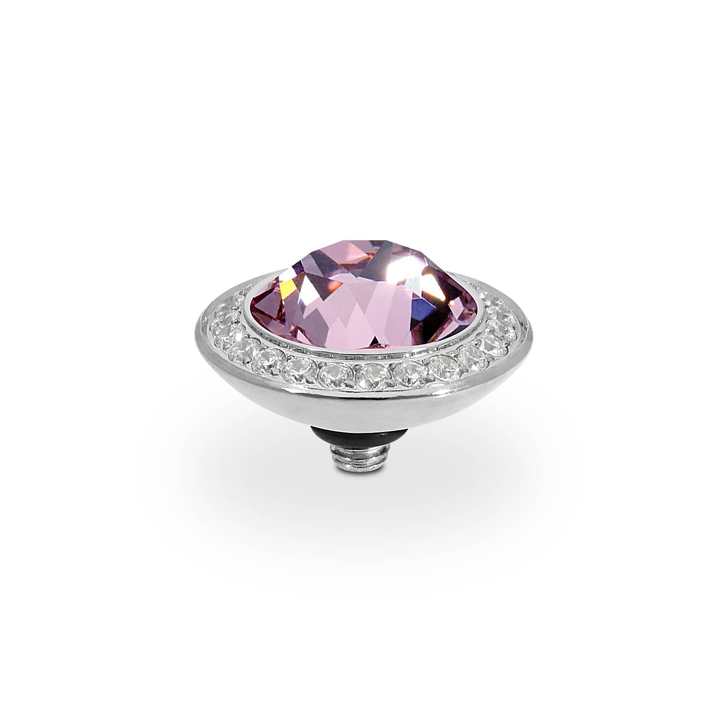 Tondo Deluxe Top 13 mm - Silber light amethyst
