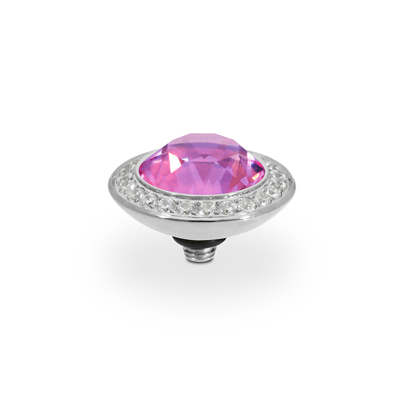 Tondo Deluxe Top 13 mm - Silber Crystal Orchid Ignite
