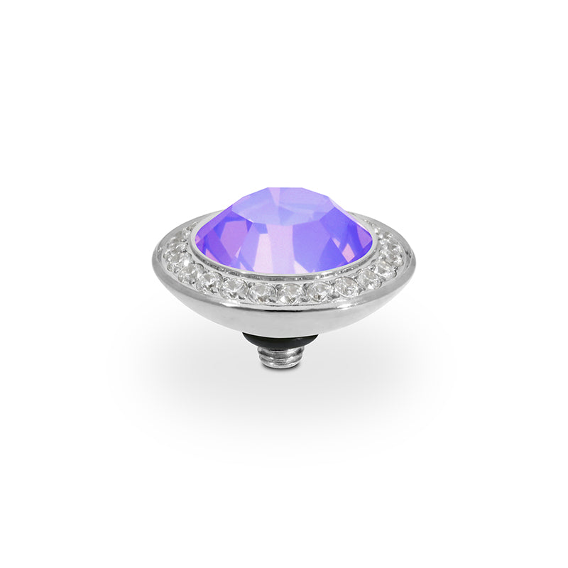 Tondo Deluxe Top 13 mm - Silber Crystal Purple Ignite