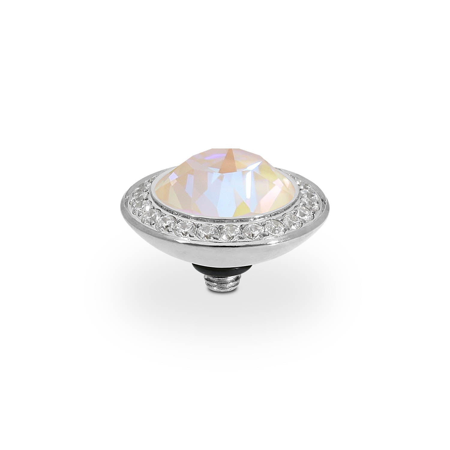 Tondo Deluxe Top 13 mm - Silber ivory cream delite