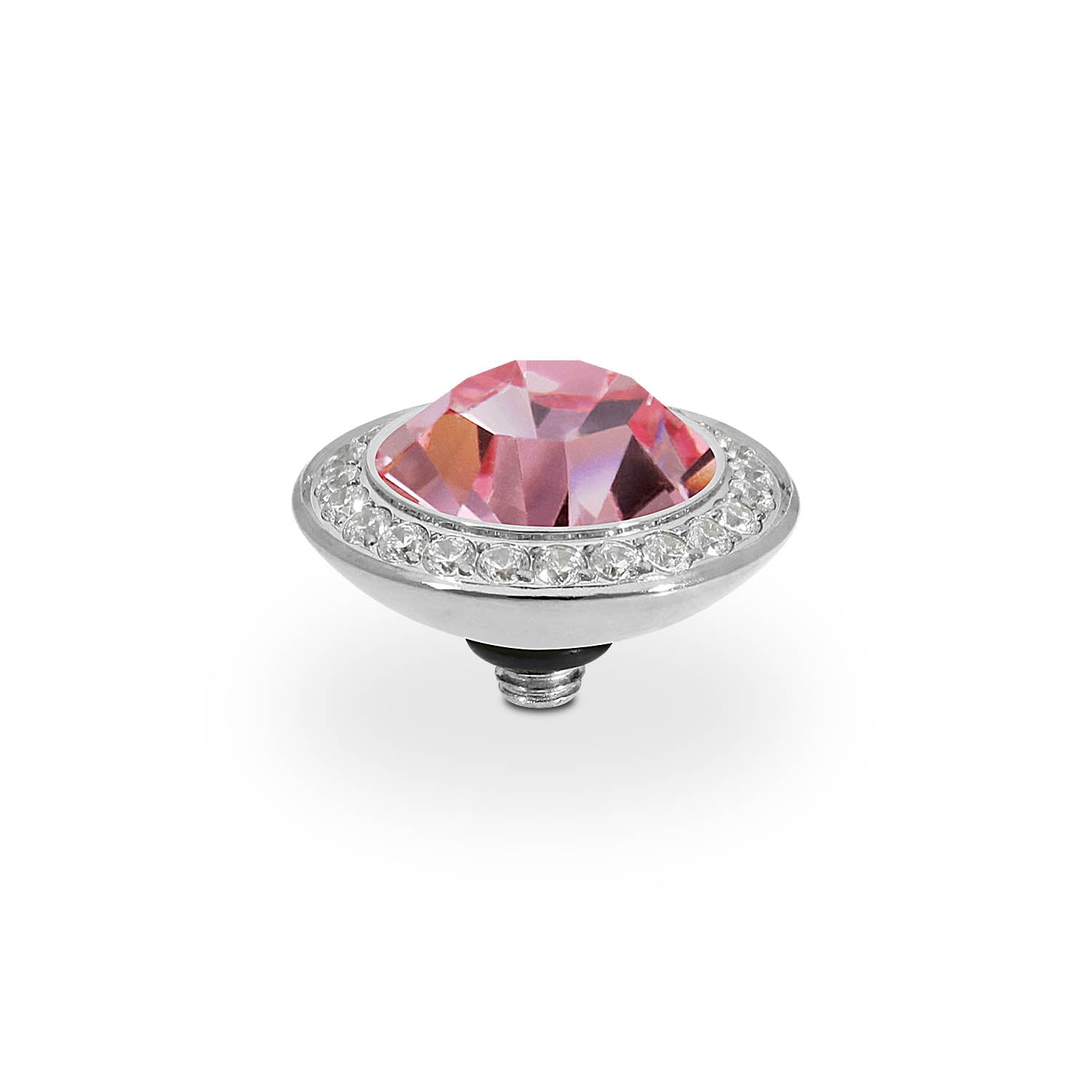 Tondo Deluxe Top 13 mm - Silber Light Rose