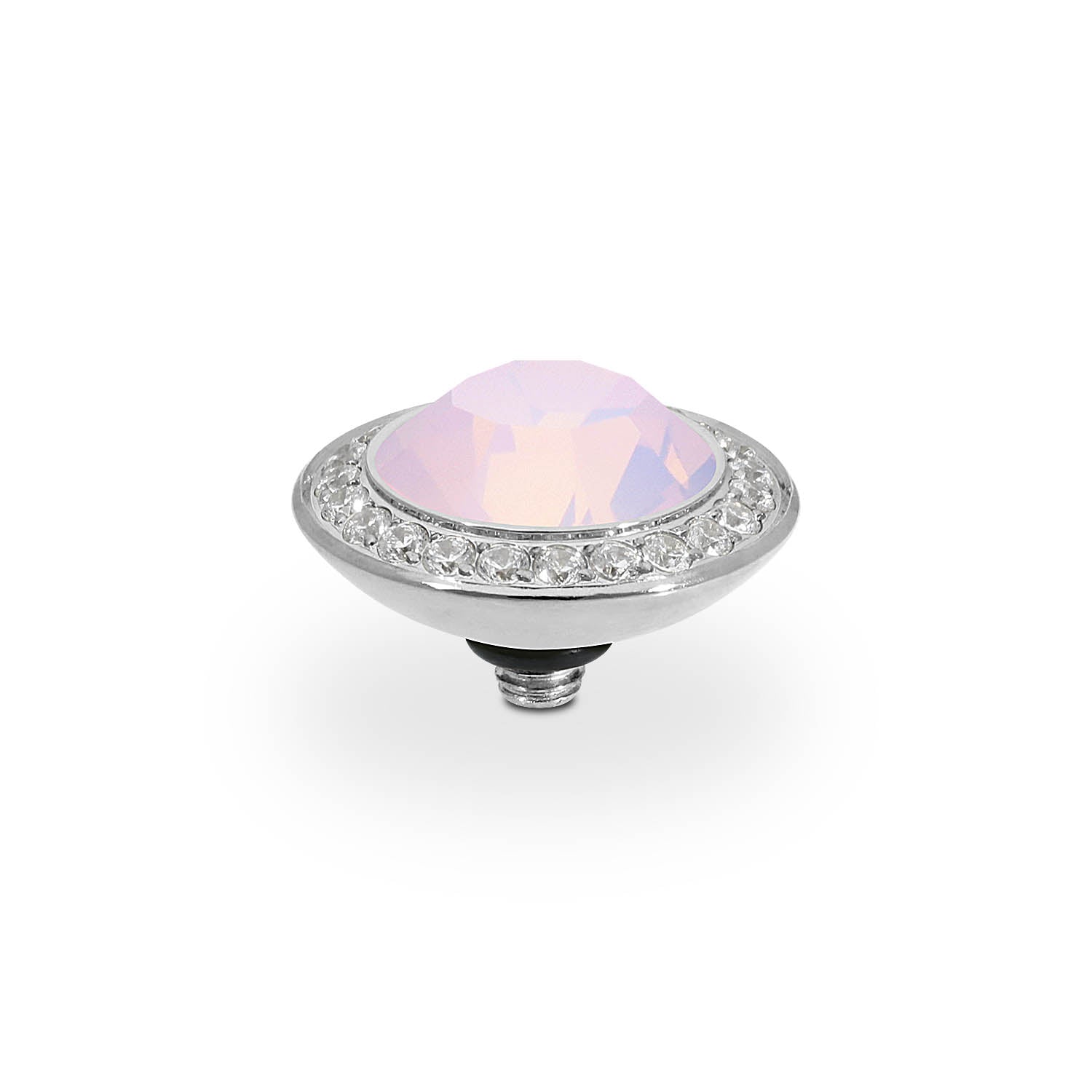 Tondo Deluxe Top 13 mm - Silber rose opal