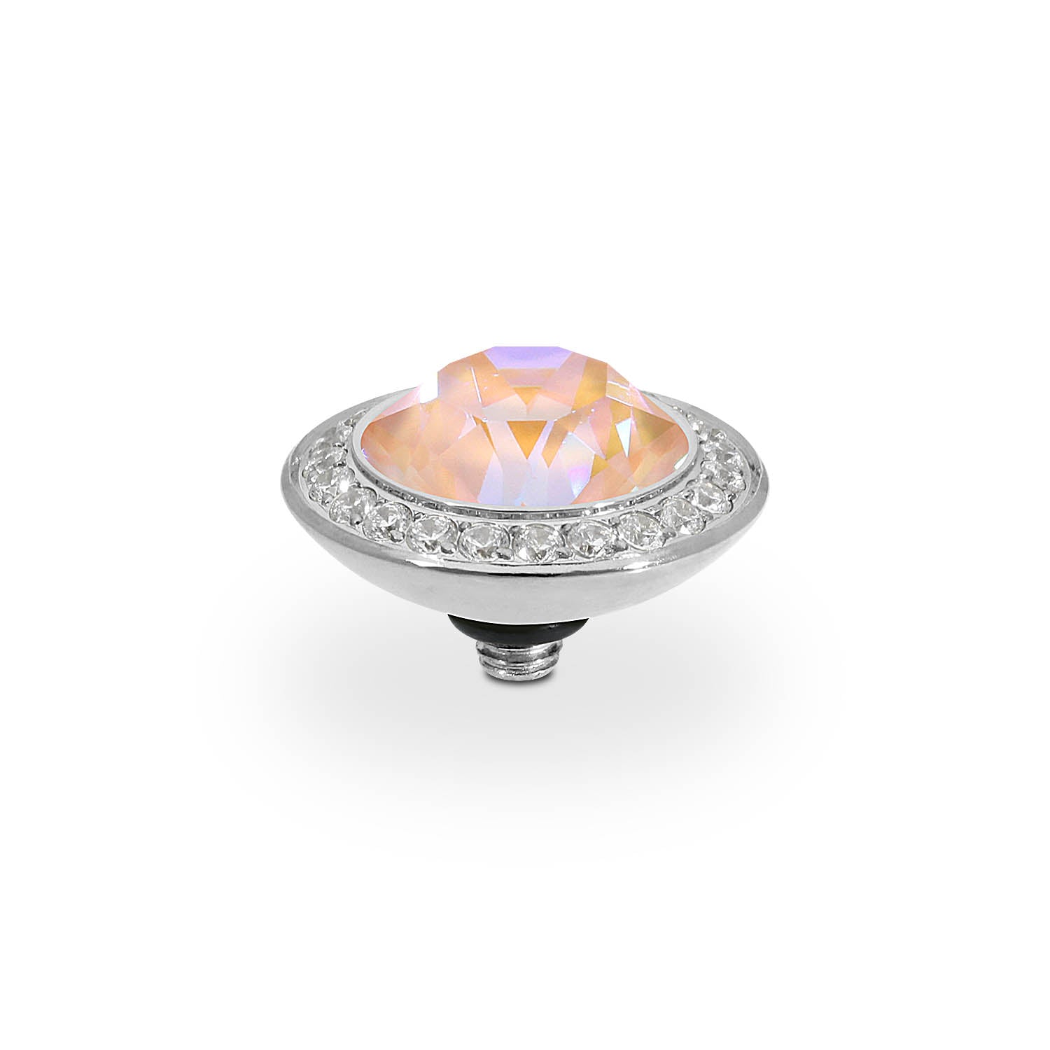 Tondo Deluxe Top 13 mm - Silber dusty pink delite