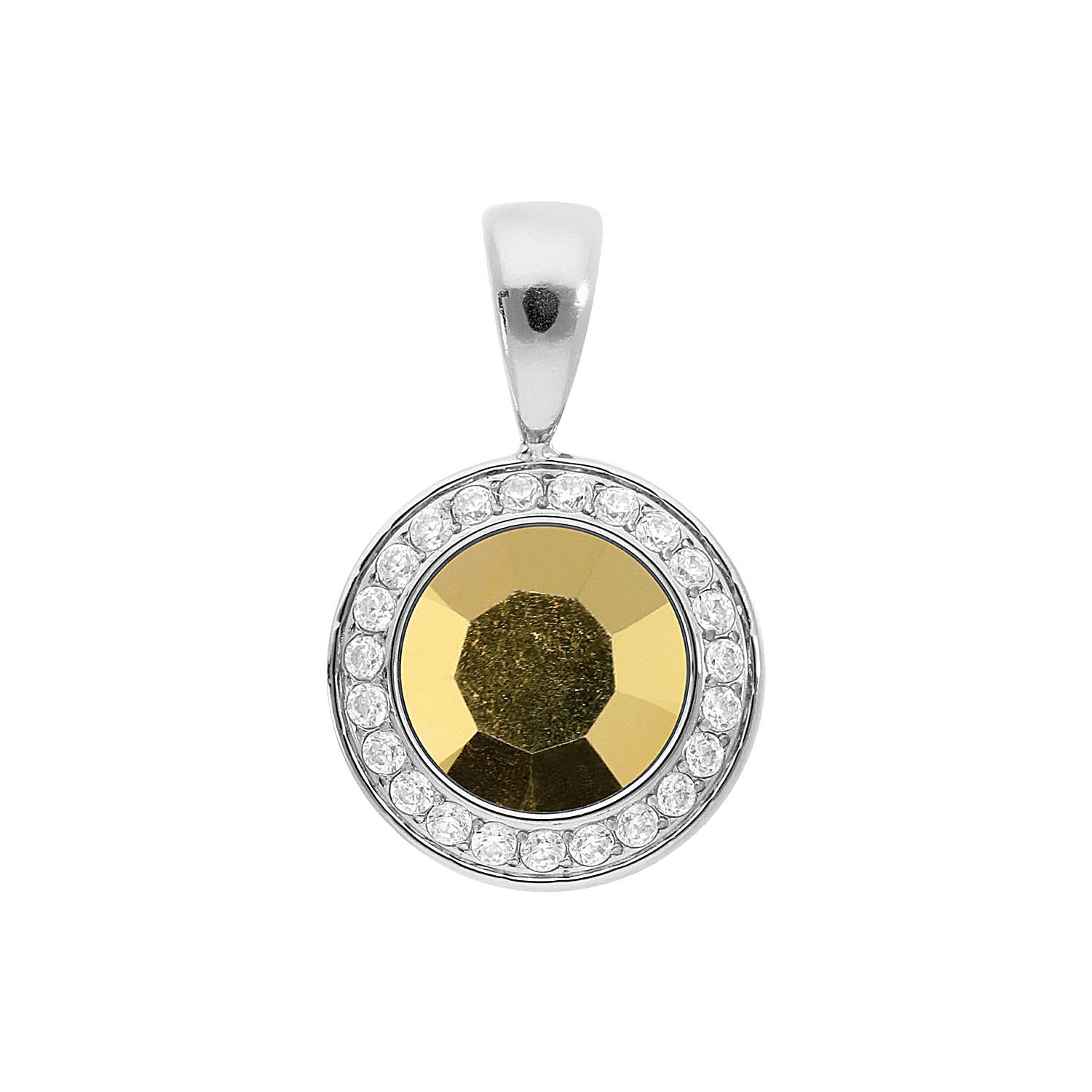 Tondo Deluxe Anhänger 13 mm - Silber