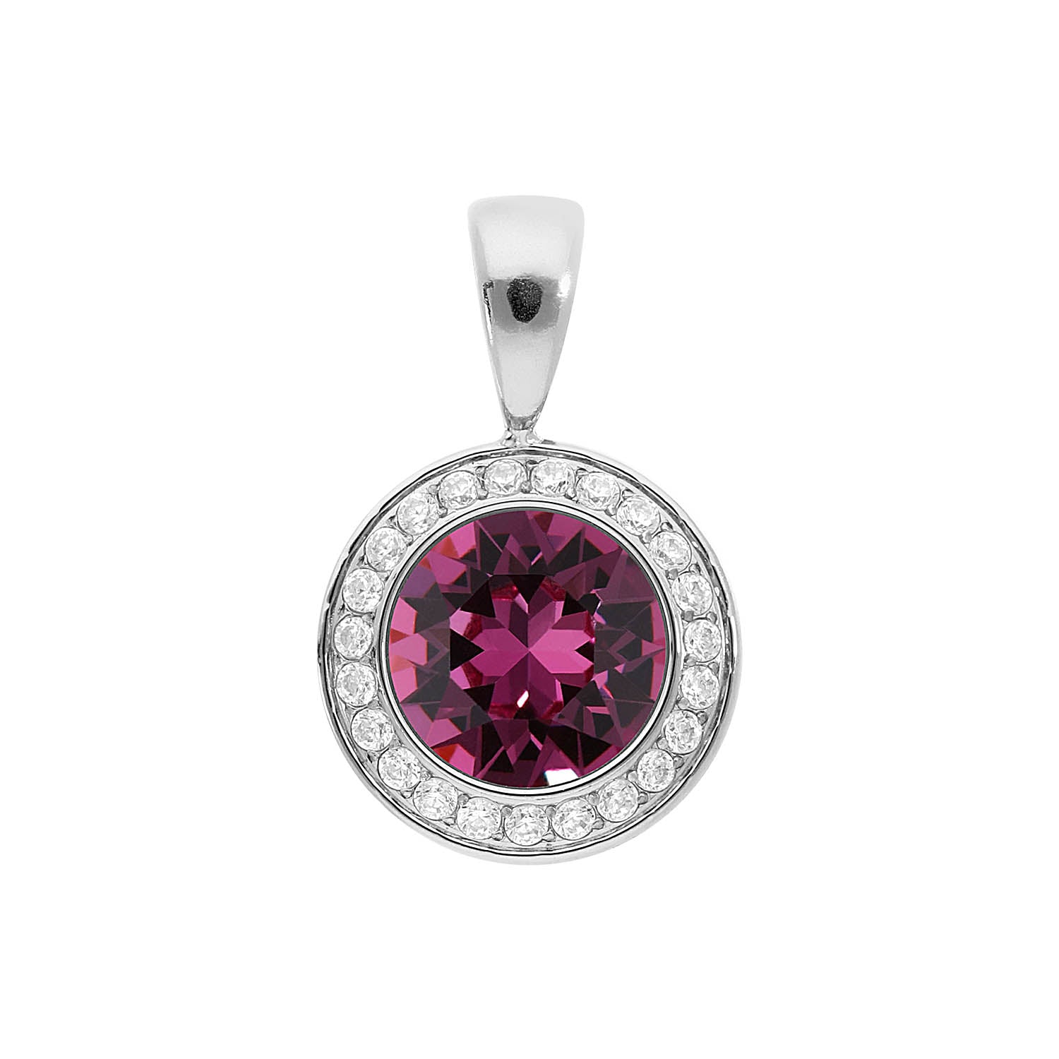 Tondo Deluxe pendant 13 mm - Silver