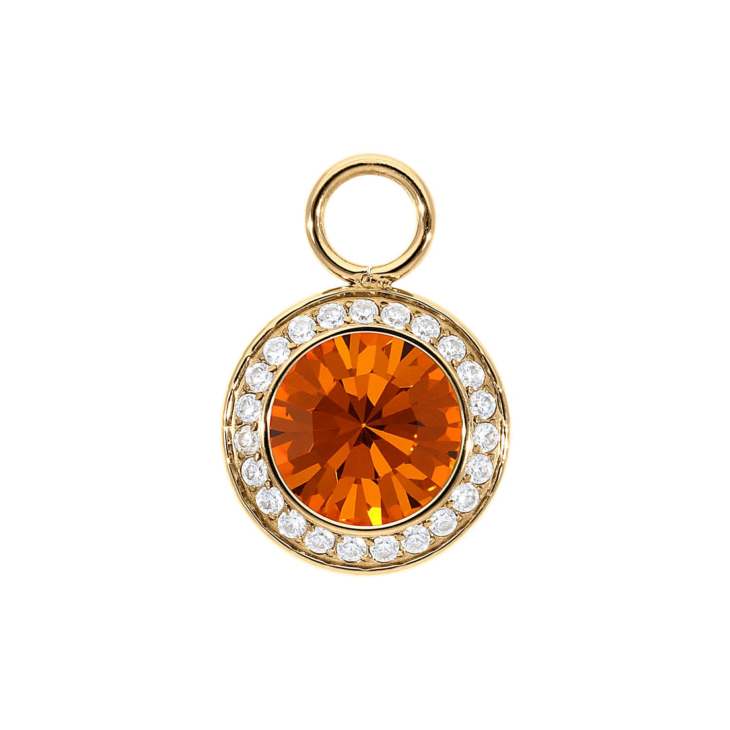 Tondo Deluxe Charm 13 mm - Gold sun