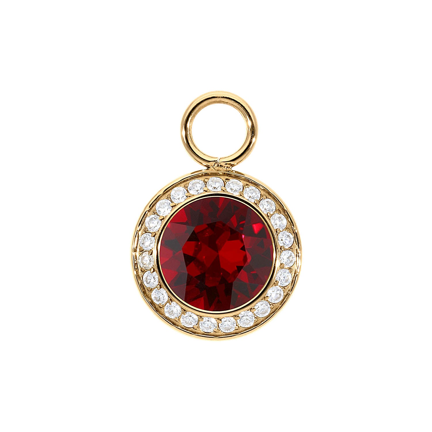 Tondo Deluxe Charm 13 mm - Gold Siam