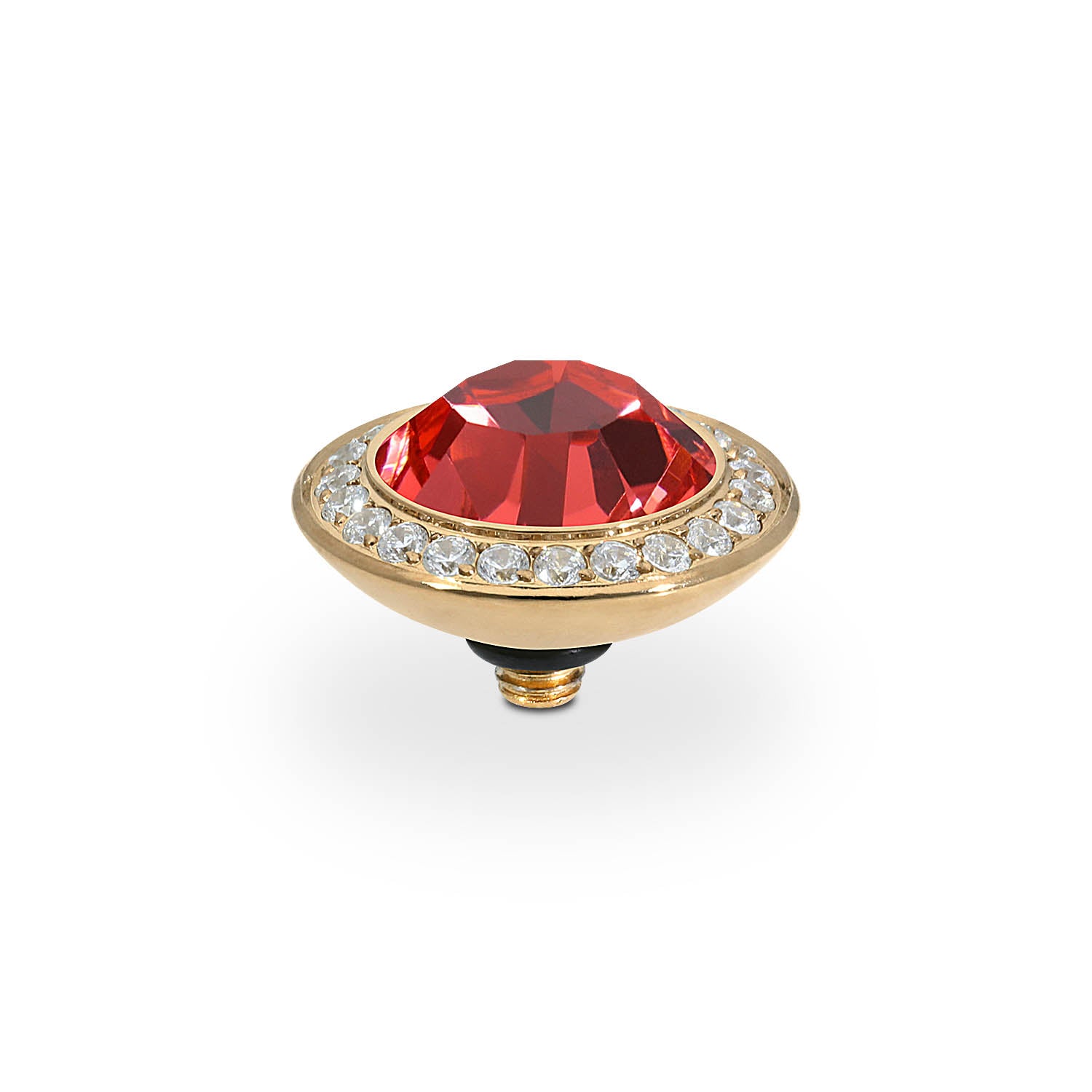 Tondo Deluxe Top 13 mm - Gold padparadscha