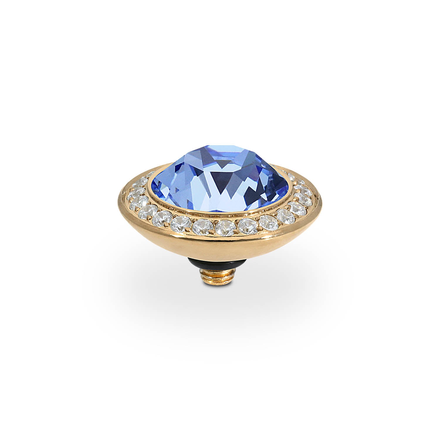 Tondo Deluxe Top 13 mm - Gold light sapphire