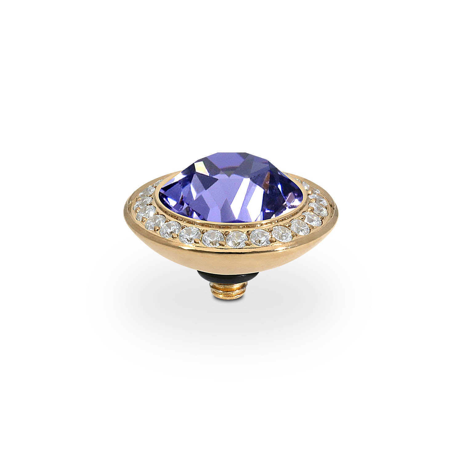 Tondo Deluxe Top 13 mm - Gold tanzanite