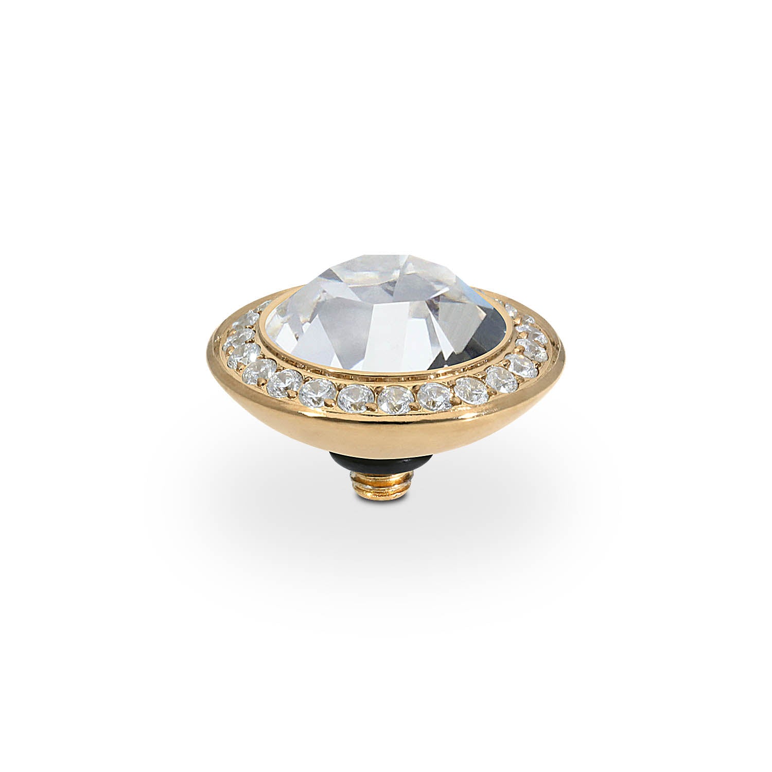 Tondo Deluxe Top 13 mm - Gold crystal