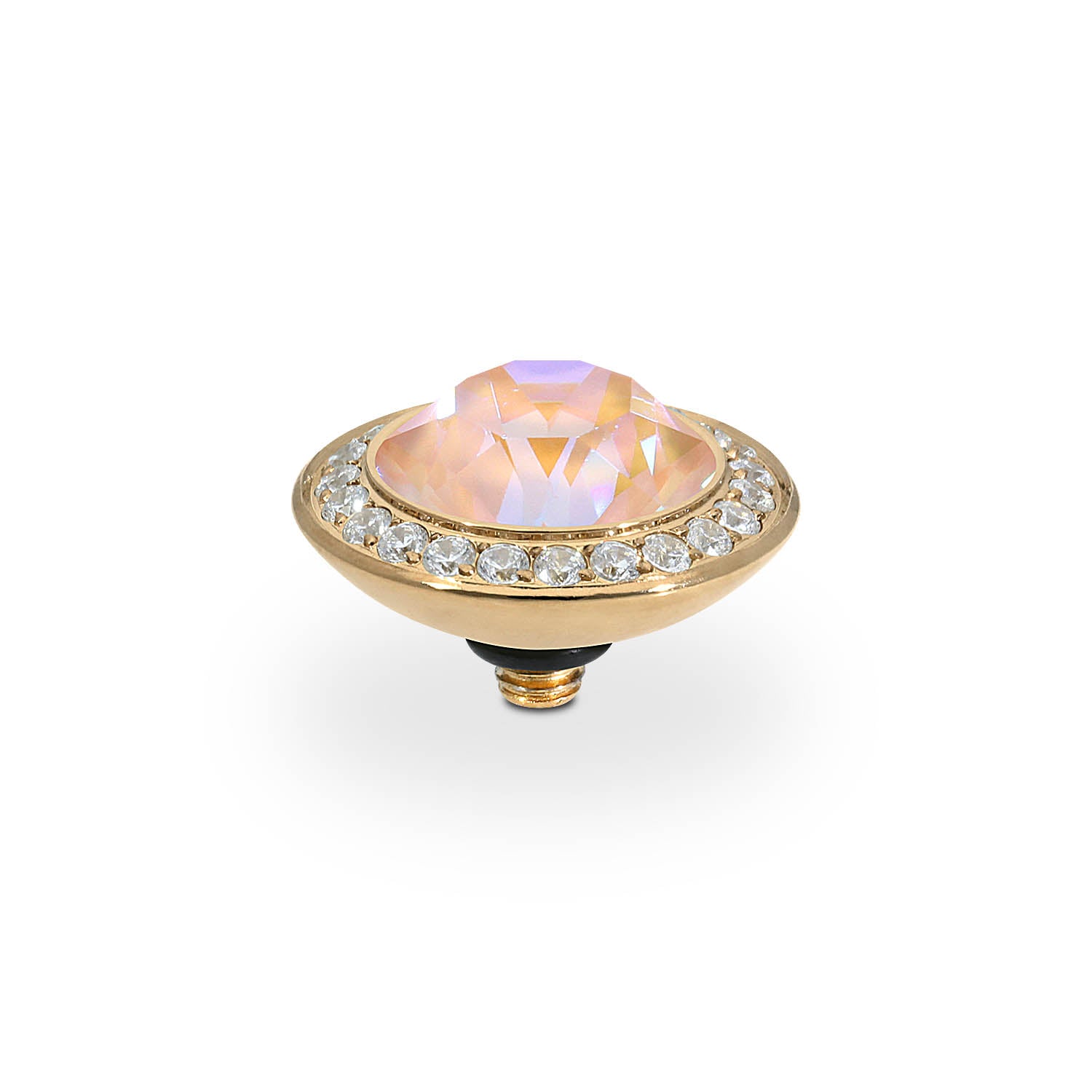 Tondo Deluxe Top 13 mm - Gold dusty pink delite