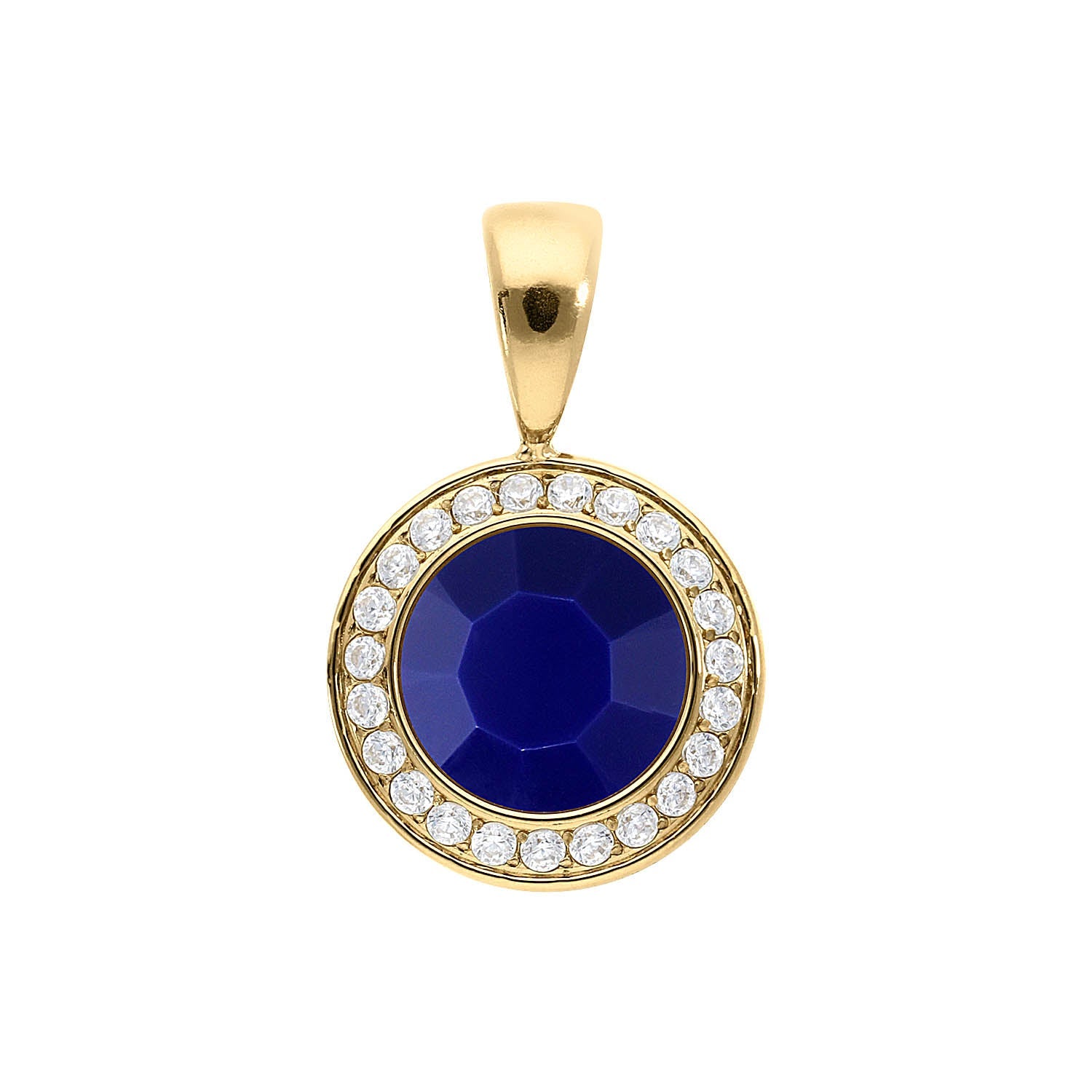 Tondo Deluxe Anhänger 13 mm - Gold