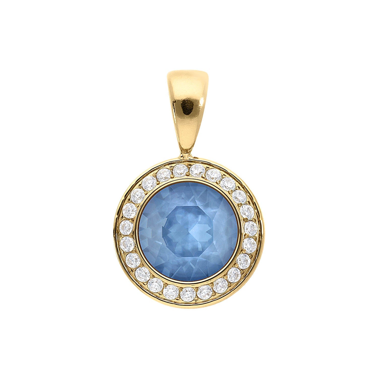 Tondo Deluxe Anhänger 13 mm - Gold
