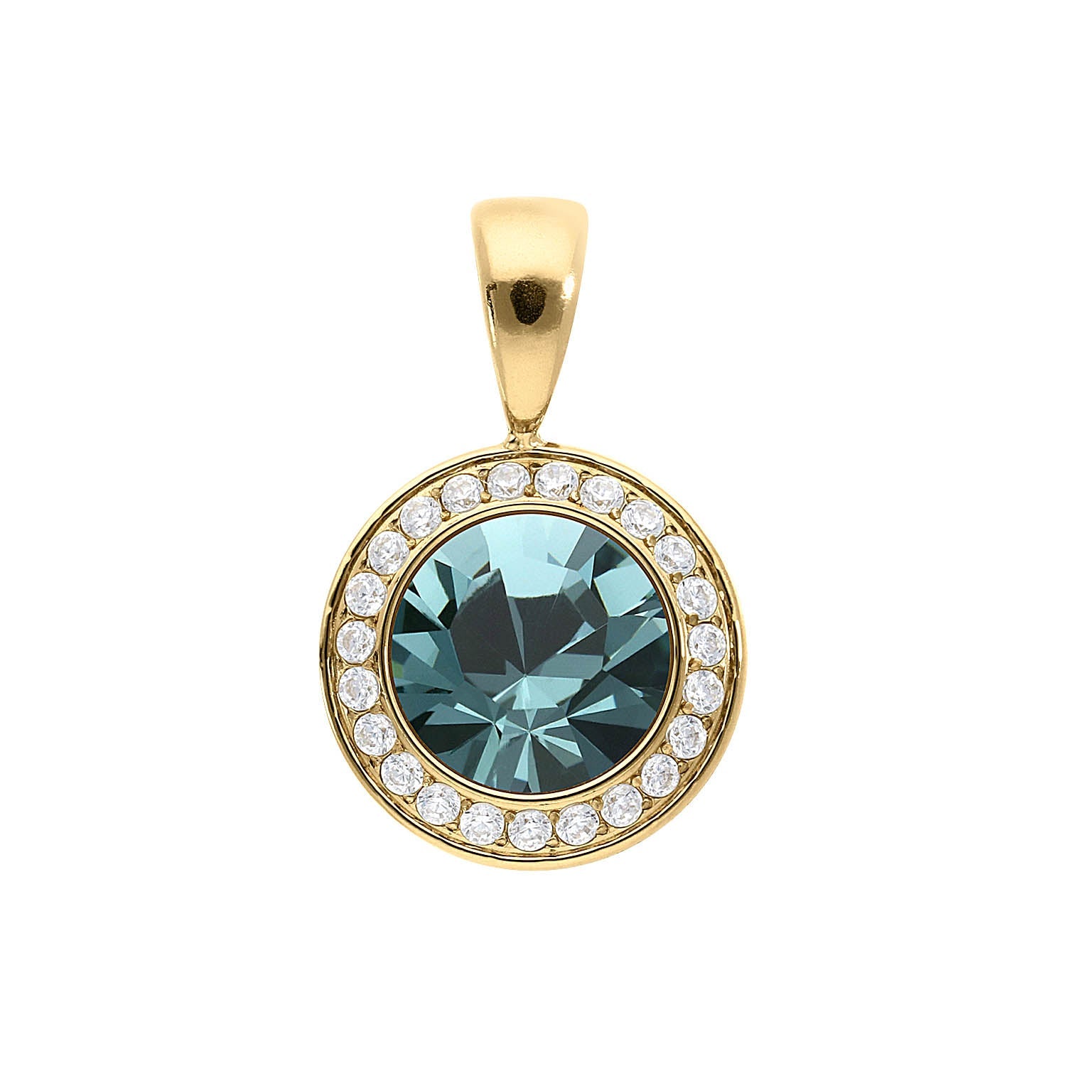 Tondo Deluxe Anhänger 13 mm - Gold