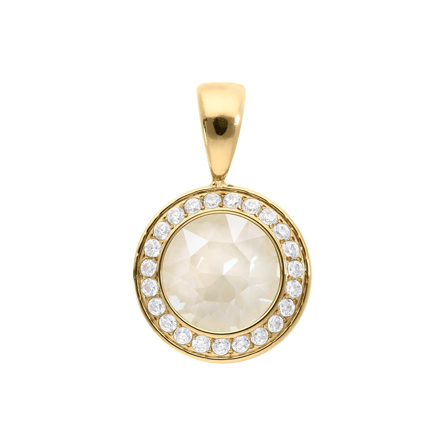 Tondo Deluxe Anhänger 13 mm - Gold