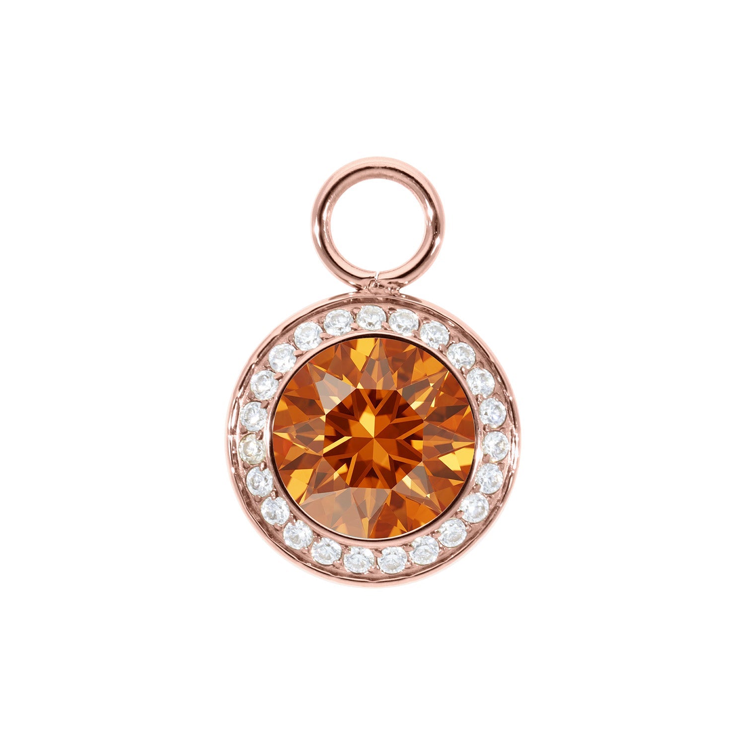 Tondo Deluxe Charm 13mm - Rose Gold
