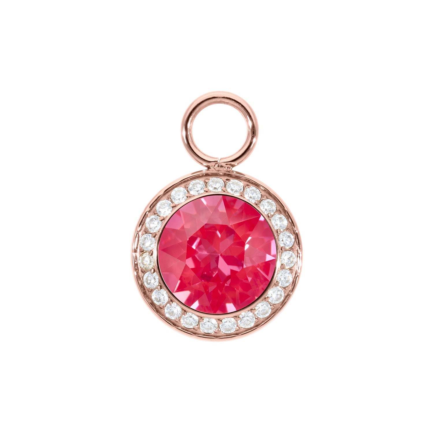 Tondo Deluxe Charm 13mm - Rose Gold
