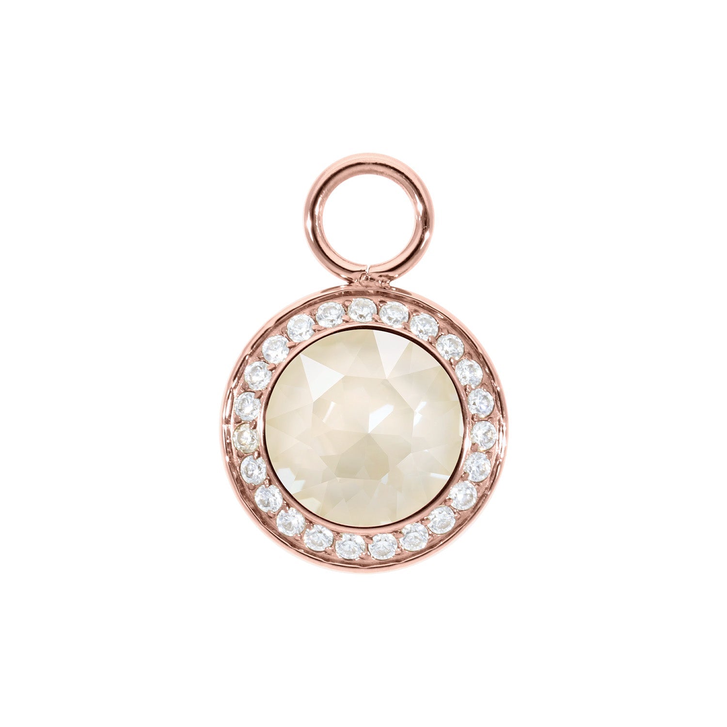 Tondo Deluxe Charm 13mm - Rose Gold