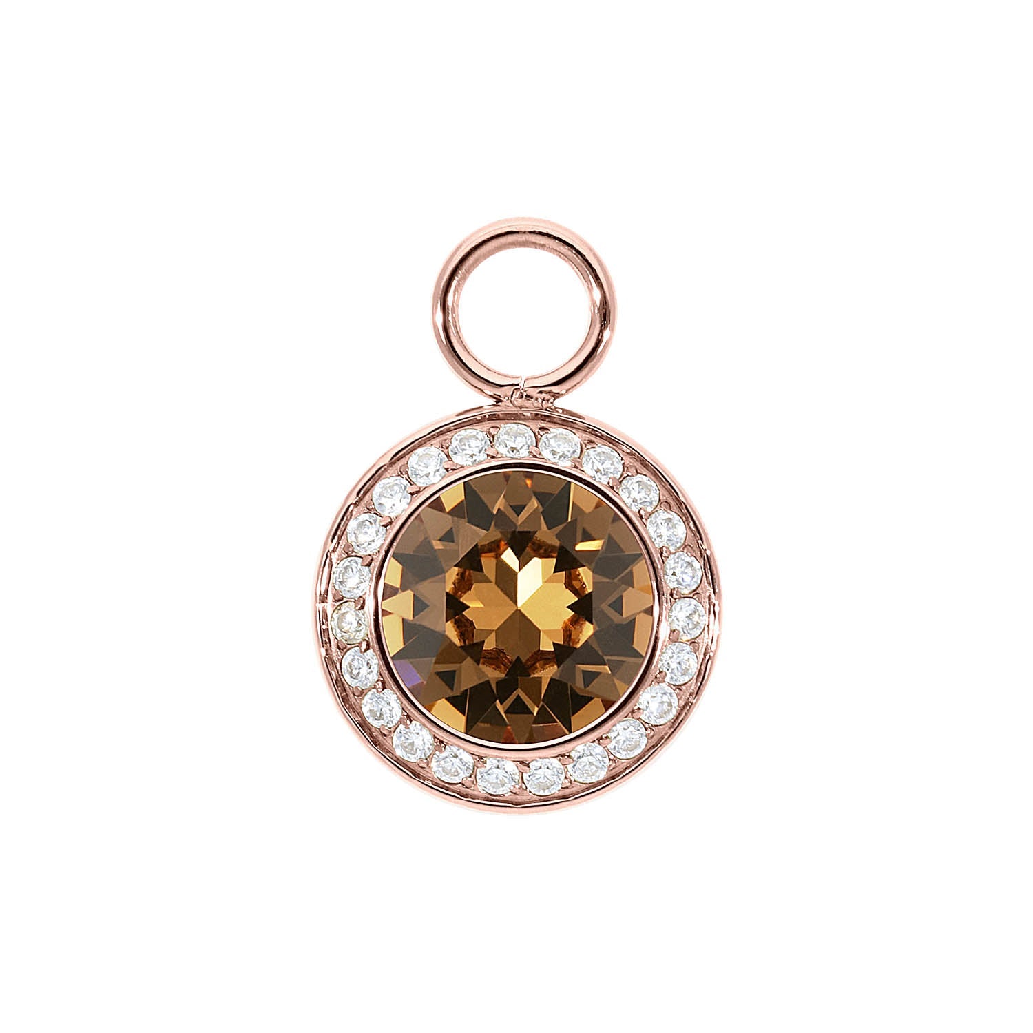 Tondo Deluxe Charm 13mm - Rose Gold