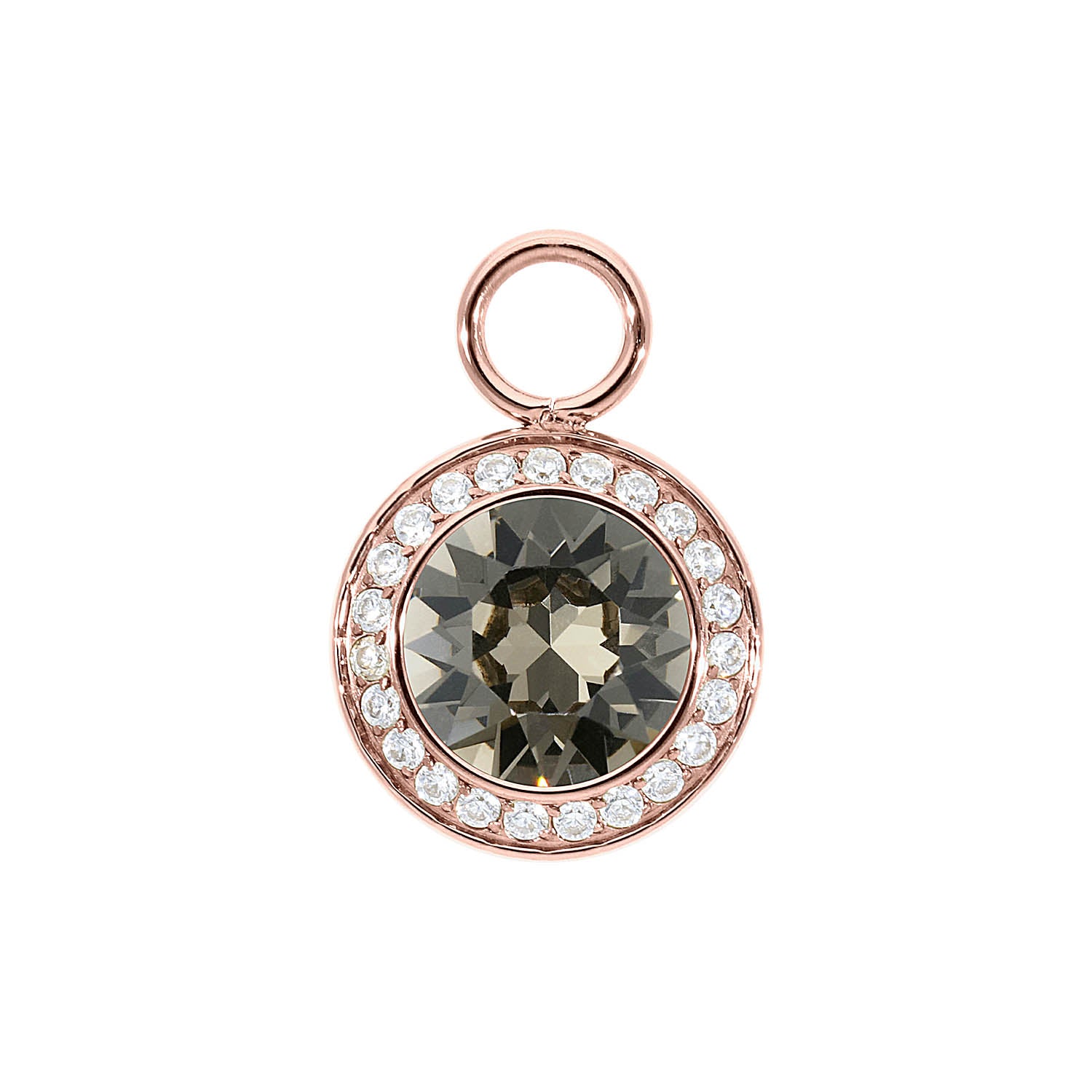 Tondo Deluxe Charm 13 mm - Roségold Greige