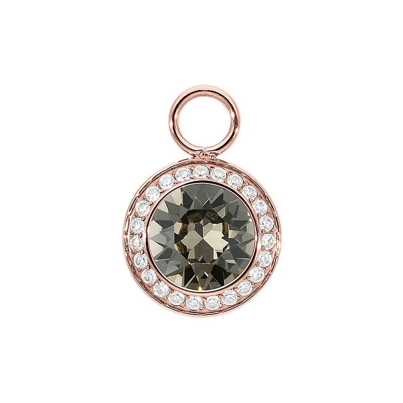 Tondo Deluxe Charm 13 mm - Roségold Greige
