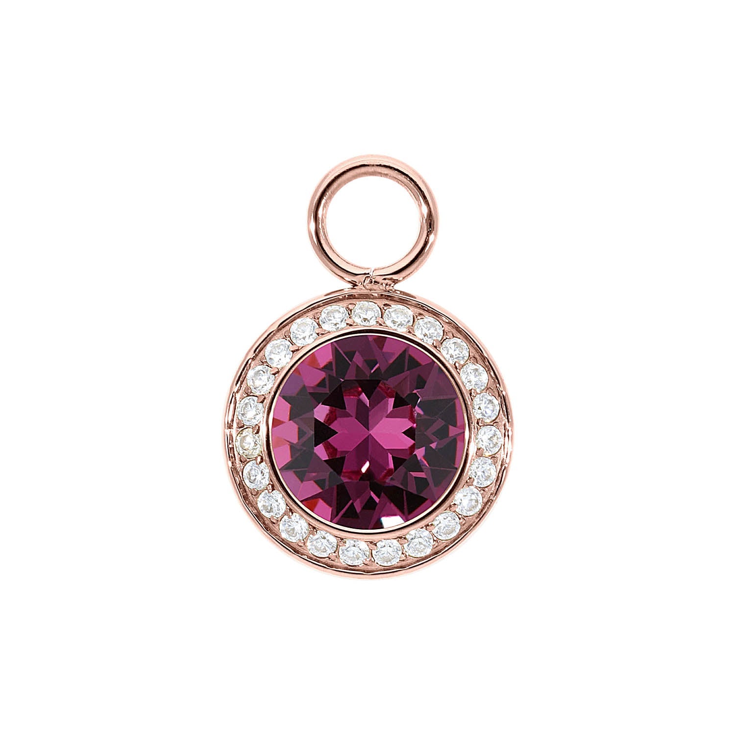 Tondo Deluxe Charm 13mm - Rose Gold