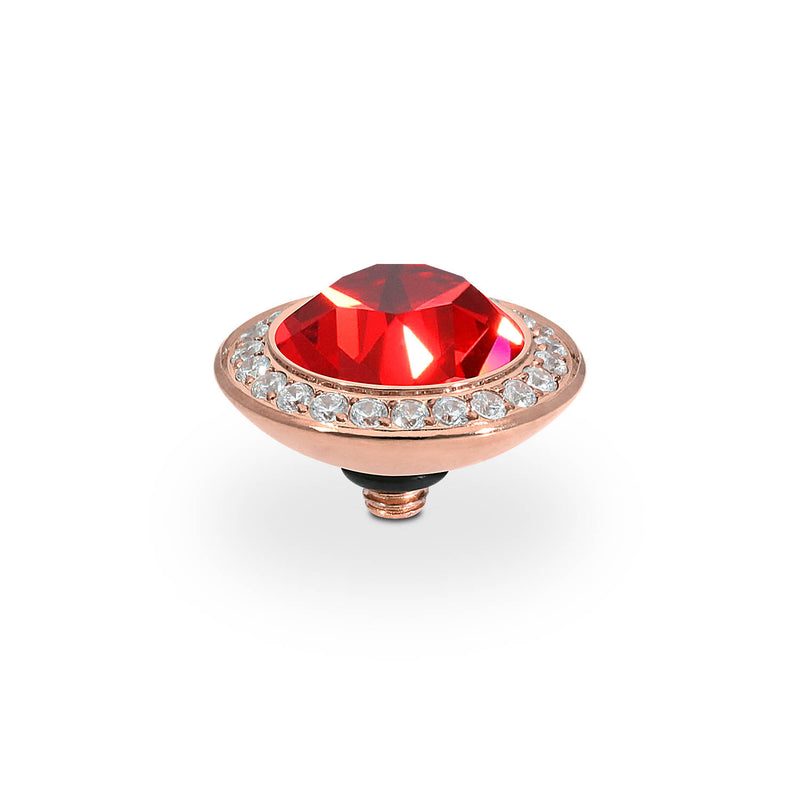 Tondo Deluxe Top 13 mm - Roségold scarlet