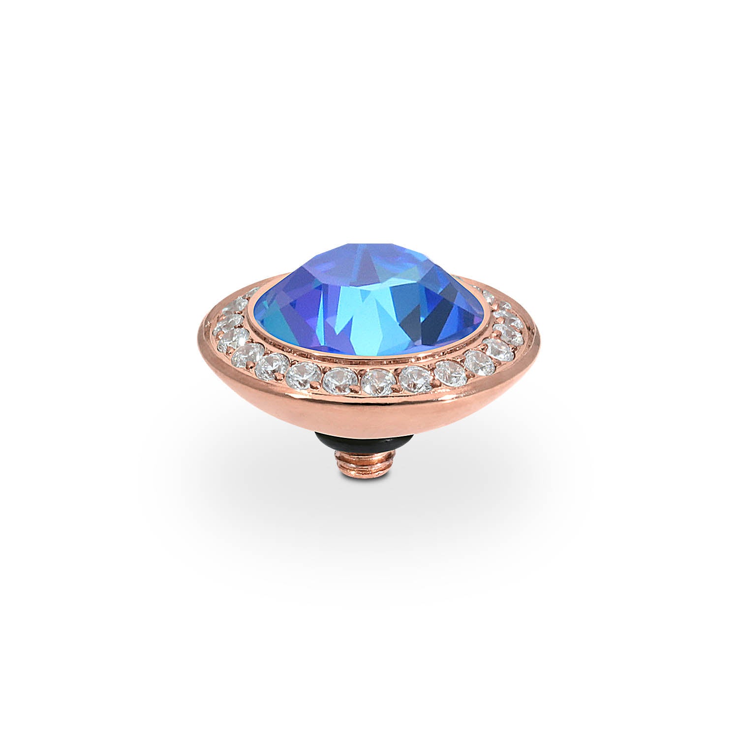 Tondo Deluxe Top 13 mm - Roségold royal blue delite