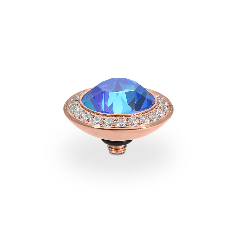 Tondo Deluxe Top 13 mm - Roségold royal blue delite