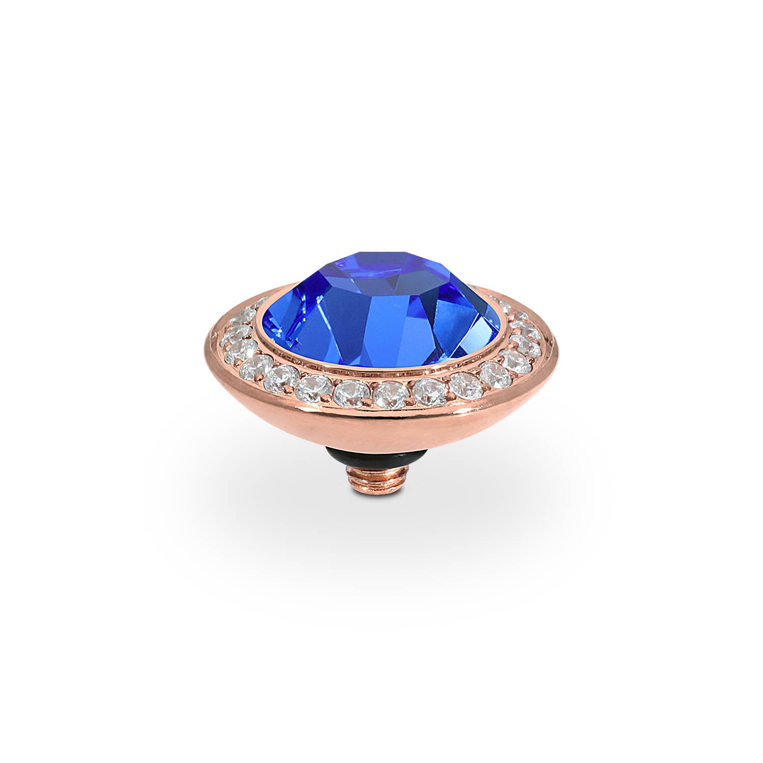 Tondo Deluxe Top 13 mm - Roségold sapphire