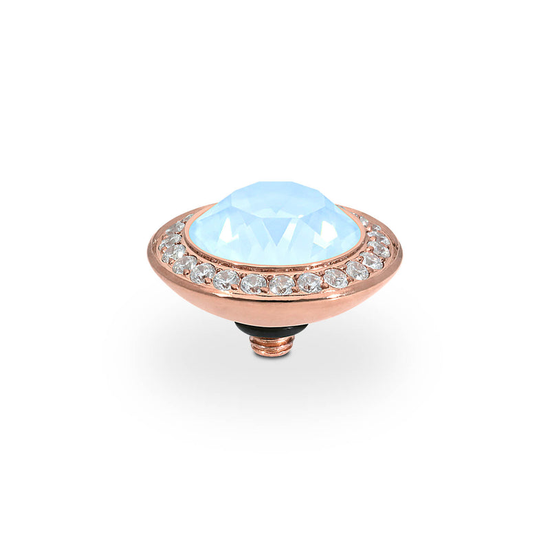 Tondo Deluxe Top 13 mm - Roségold crystal sky ignite