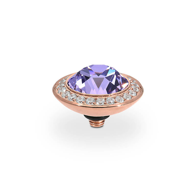 Tondo Deluxe Top 13 mm - Roségold Violet